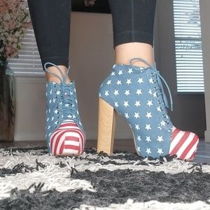 American flag boots